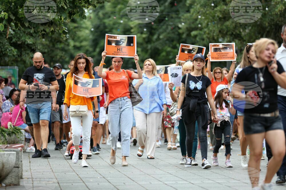 Бургас - Национално шествие - протест срещу насилието