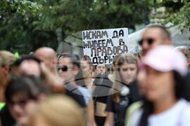 Бургас - Национално шествие - протест срещу насилието 