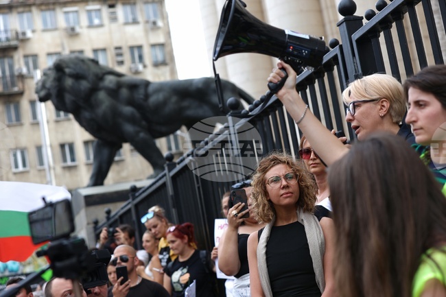 Съдебна палата - жертви на насилие - подкрепа - протест срещу насилието