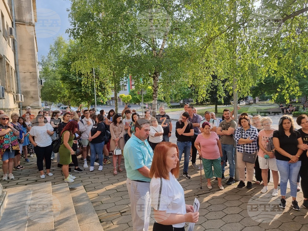 Разград - протест срещу насилието