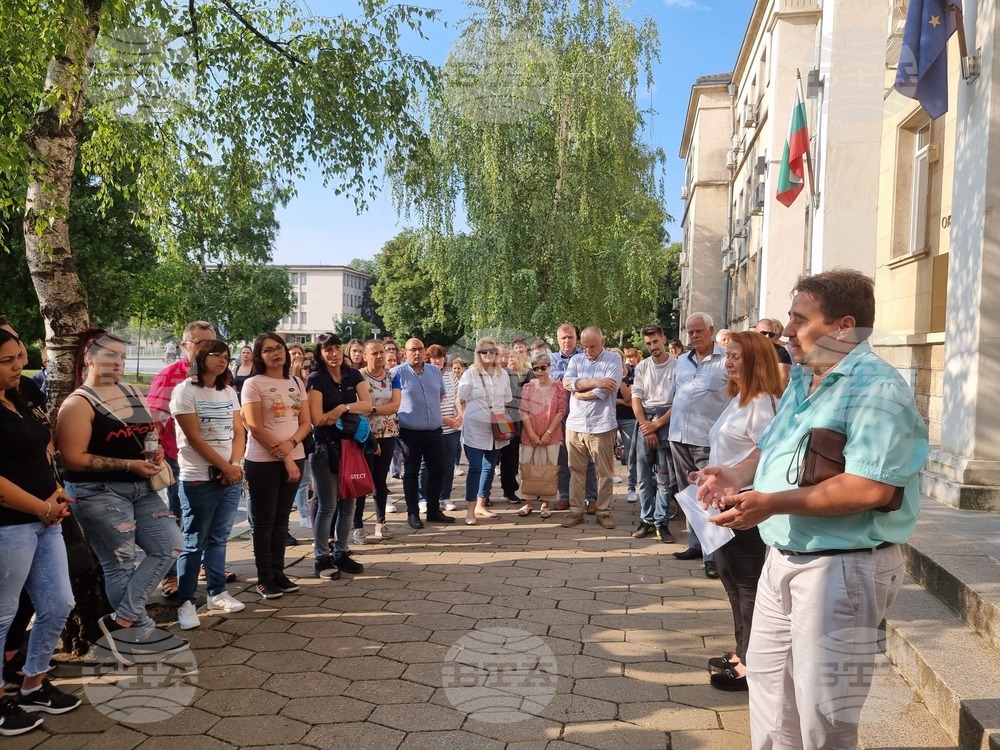 Разград - протест срещу насилието