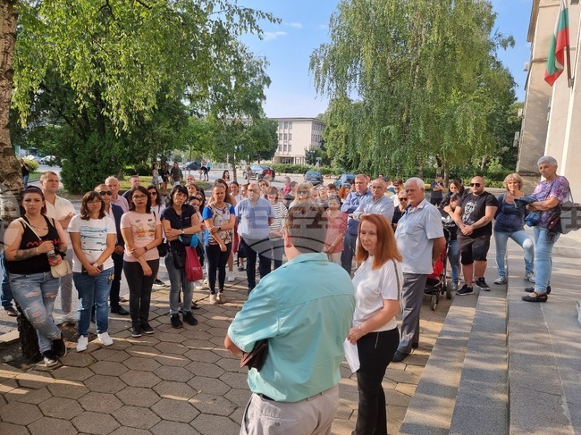 Разград - протест срещу насилието