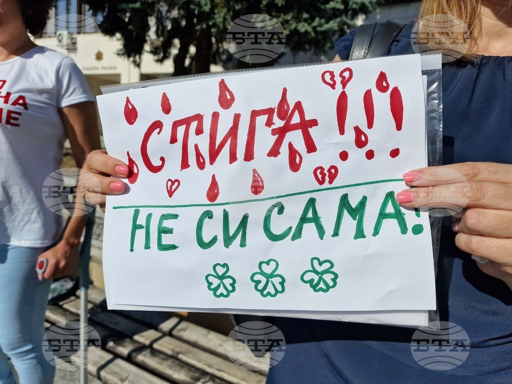 Видин - протест срещу насилието