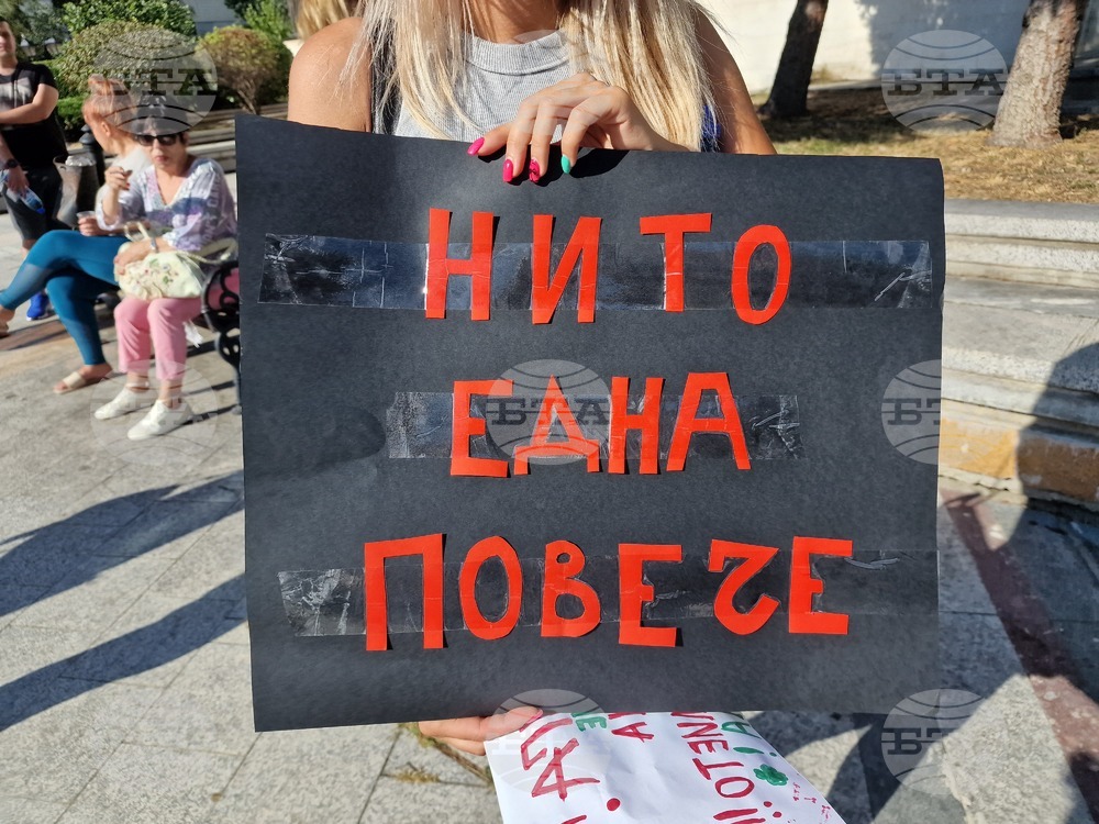 Видин - протест срещу насилието