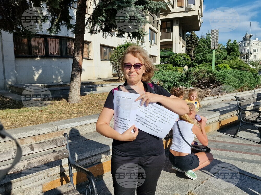 Видин - протест срещу насилието