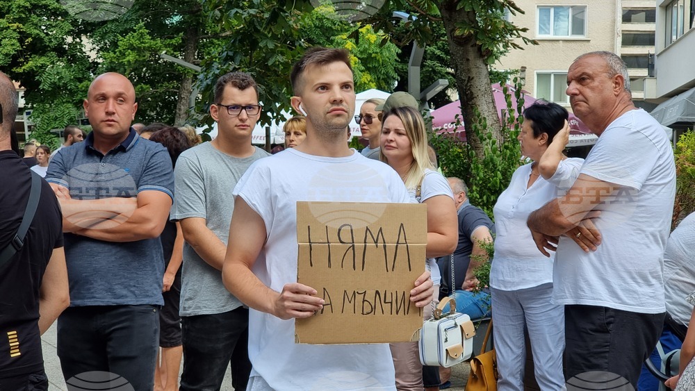 Враца - протест срещу насилието