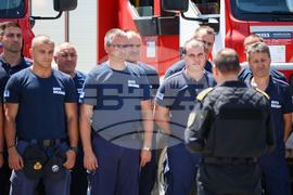 ГКПП Кулата - пожарникари - посрещане