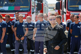 ГКПП Кулата - пожарникари - посрещане