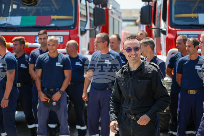  ГКПП Кулата - пожарникари - посрещане