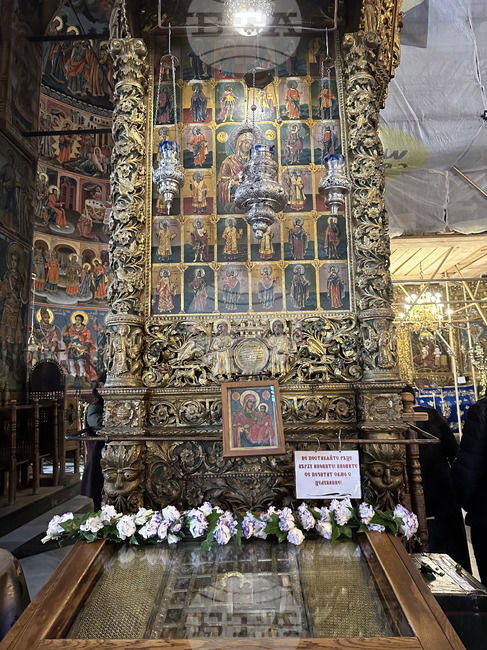 Рилски манастир - Чудотворна икона на Света Богородица