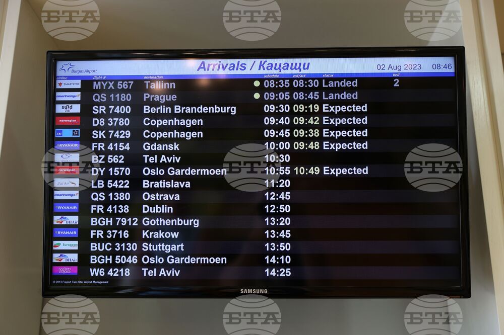 Burgas Airport Welcomes Passenger No. 1,000,000 for This Year