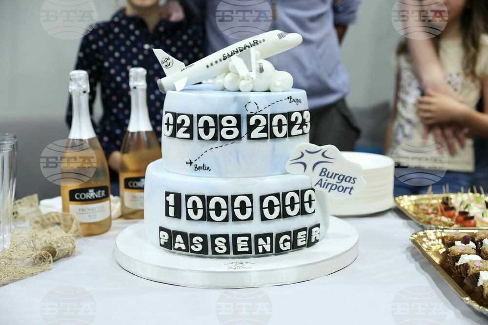Burgas Airport Welcomes Passenger No. 1,000,000 for This Year