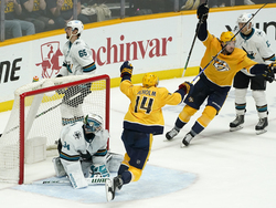 Sharks Predators Hockey