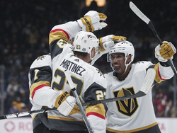 APTOPIX Golden Knights Canucks Hockey