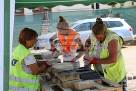 Жълти павета - пренареждане