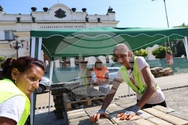 Жълти павета - пренареждане