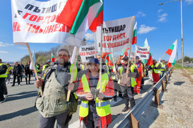 Варна - Пътностроителни фирми - протест