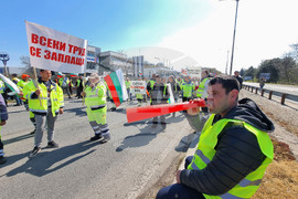 Варна - Пътностроителни фирми - протест