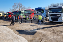 Ловеч - пътностроителни фирми - протест