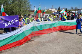 Русе - Пътностроителни фирми - протест