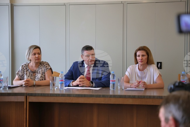 Благоевград - Евгения Стоянова - Георги Кандев - Ирина Аспарухова - брифинг