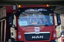 Благоевград - пътностроителни фирми - протест