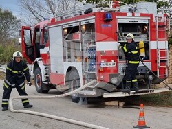 Шумен-пожарна - пожарникари