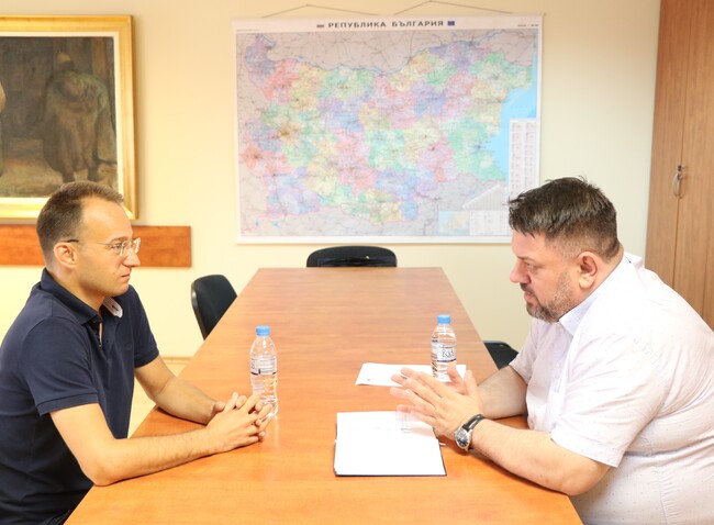 БСП: Атанас Зафиров и председателят на ПП "МИР" Симеон Славчев обсъдиха сътрудничество на местните избори 
