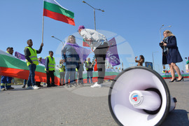 Русе - Пътностроителни фирми - протест