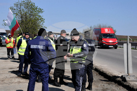 Бургас - пътностроителни фирми - протест