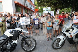 Стамболийски - протест