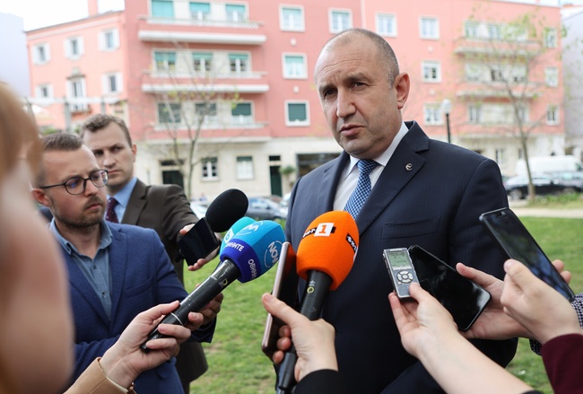 Румен Радев: Важно е по отношение на Република Северна Македония България да се придържа към националната рамкова позиция
