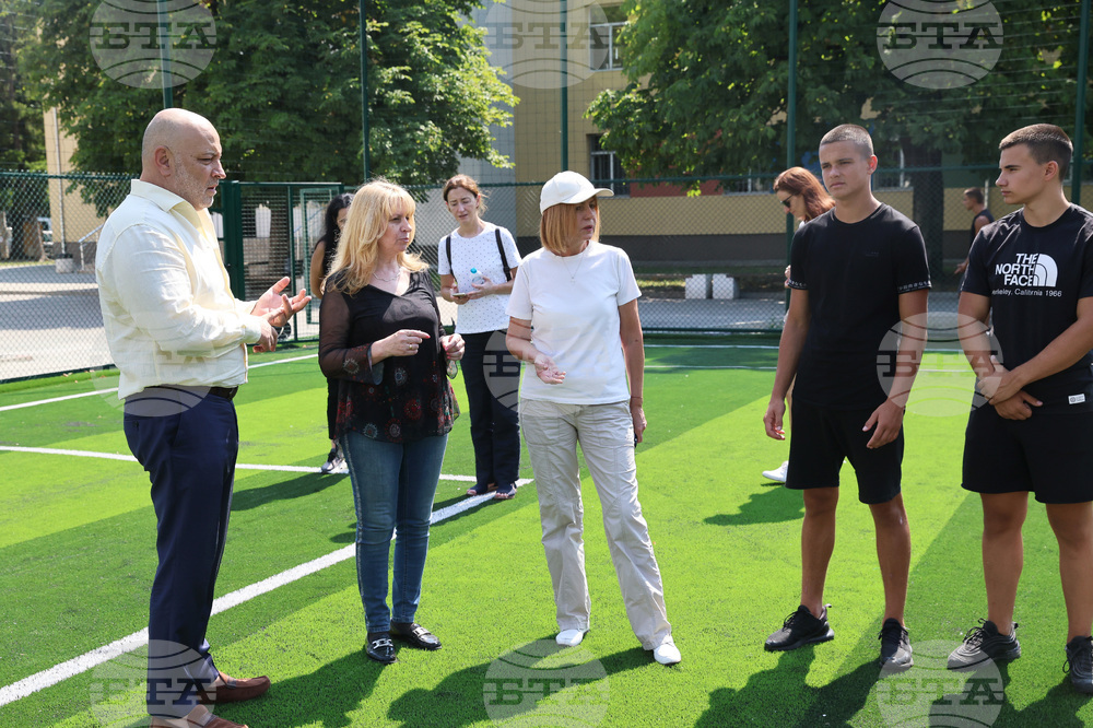 Новоизградено спортно игрище - проверка