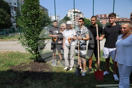 Новоизградено спортно игрище - проверка