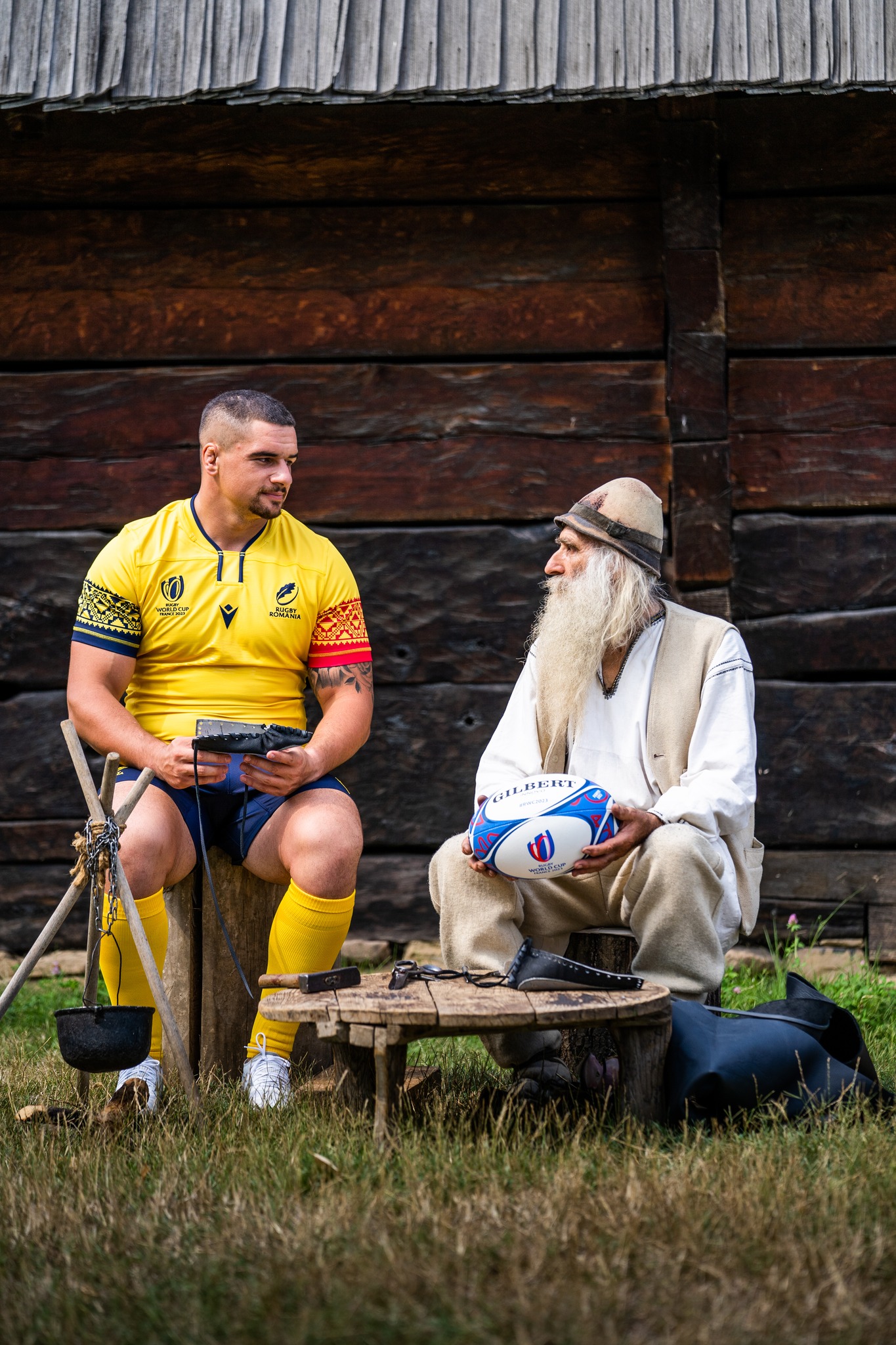 Румъния - Национален отбор по ръгби - Музей на селото - фотосесия - нови екипи