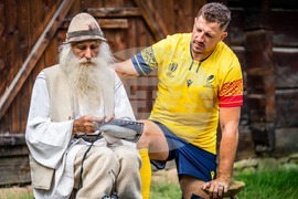 Румъния - Национален отбор по ръгби - Музей на селото - фотосесия - нови екипи