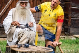 Румъния - Национален отбор по ръгби - Музей на селото - фотосесия - нови екипи
