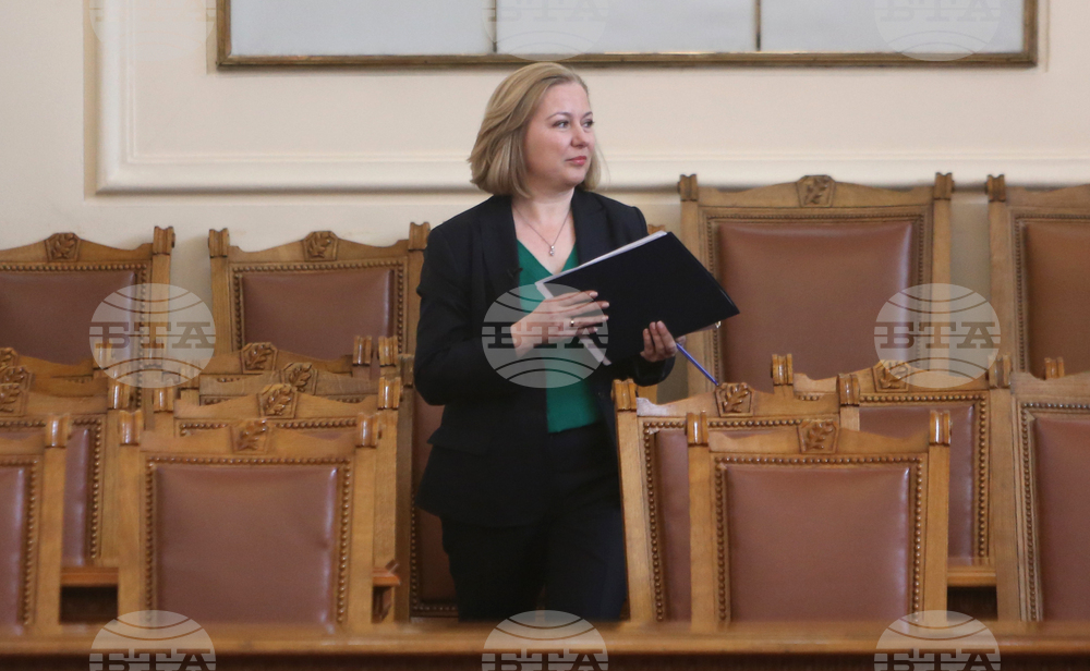 Парламент - Надежда Йорданова - заседание