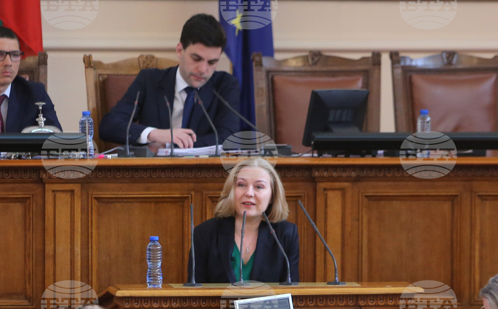 Парламент - Надежда Йорданова - заседание
