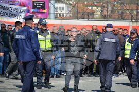 Симитли - дървопреработвателни фирми - протест