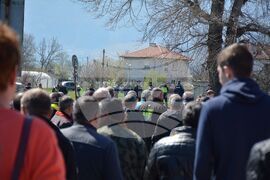 Симитли - дървопреработвателни фирми - протест