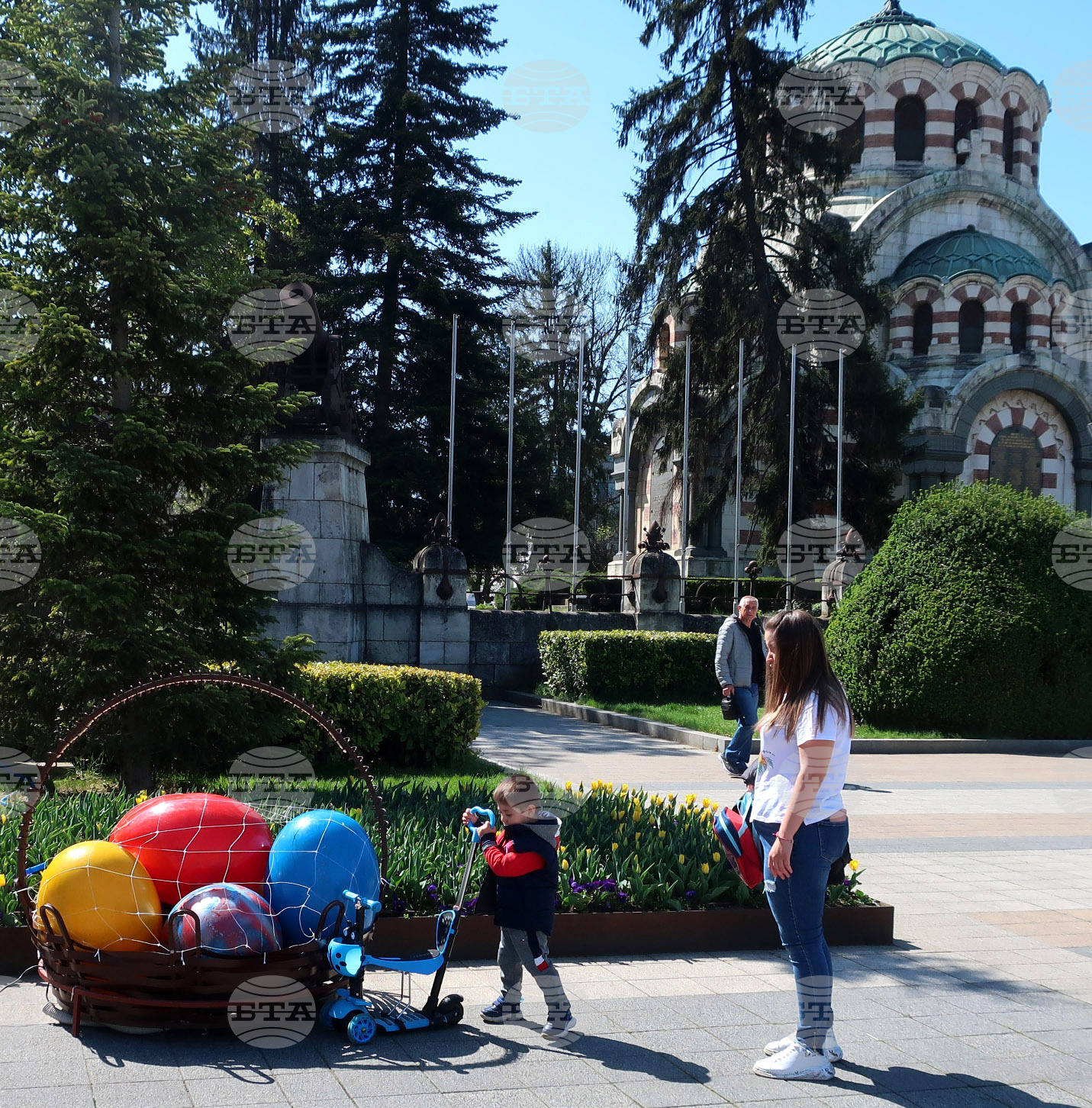 Плевен – Великденски яйца – площад