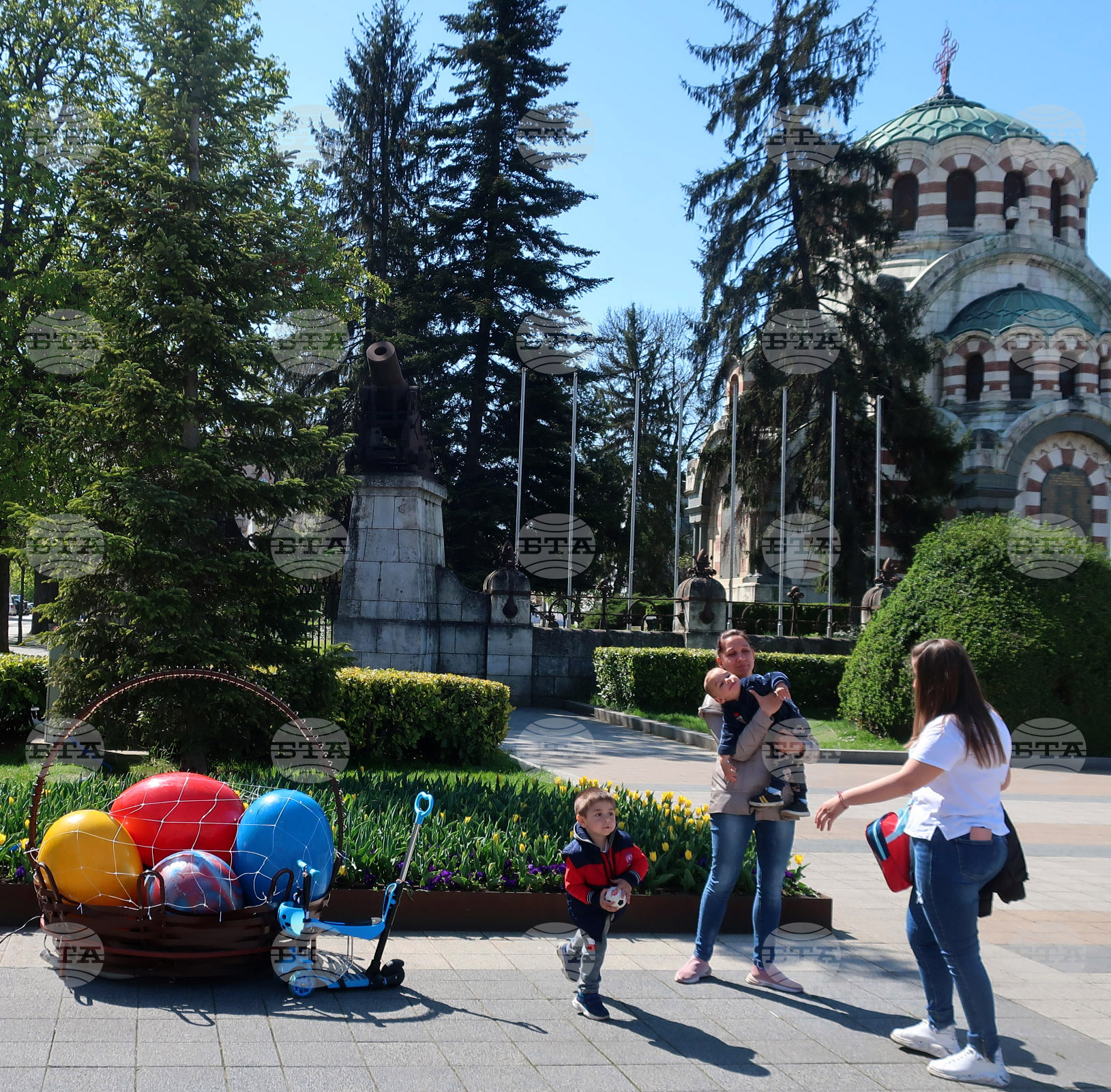 Плевен – Великденски яйца – площад