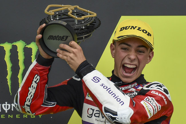 Колумбиецът Давид Алонсо ликува с втора победа в кариерата си в клас Moto3 след успех за Гран при на Каталуния