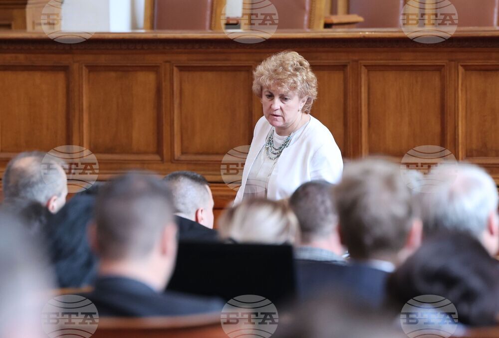 Парламент - Виктория Василева - заседание