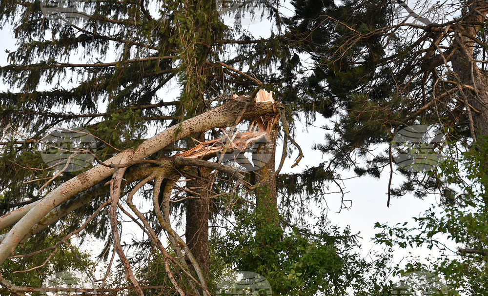 Село Белинци - буря - поражения