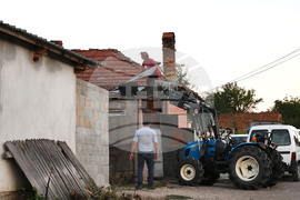 Село Белинци - буря - поражения