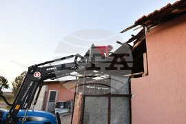 Село Белинци - буря - поражения