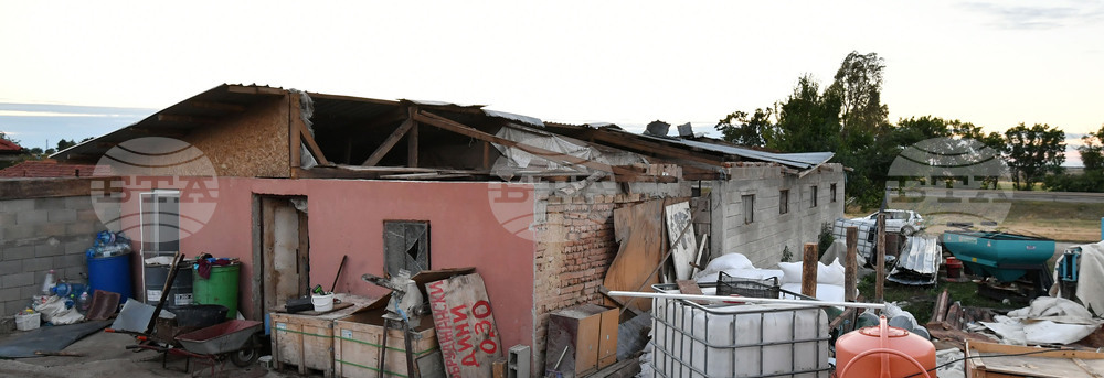 Село Белинци - буря - поражения