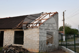 Село Белинци - буря - поражения